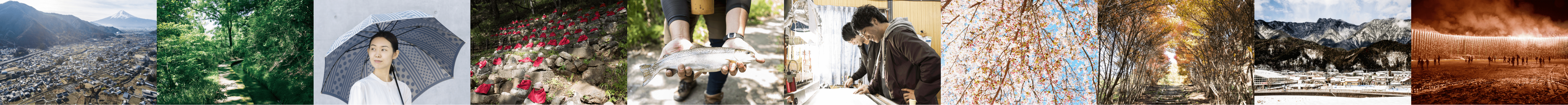 山林が約80%を占める岳景観の美しいまち